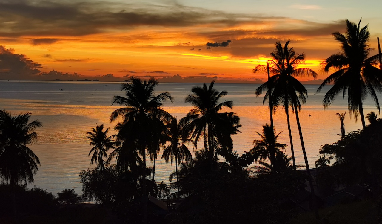 Koh Phangan Beachside Villa Sunset