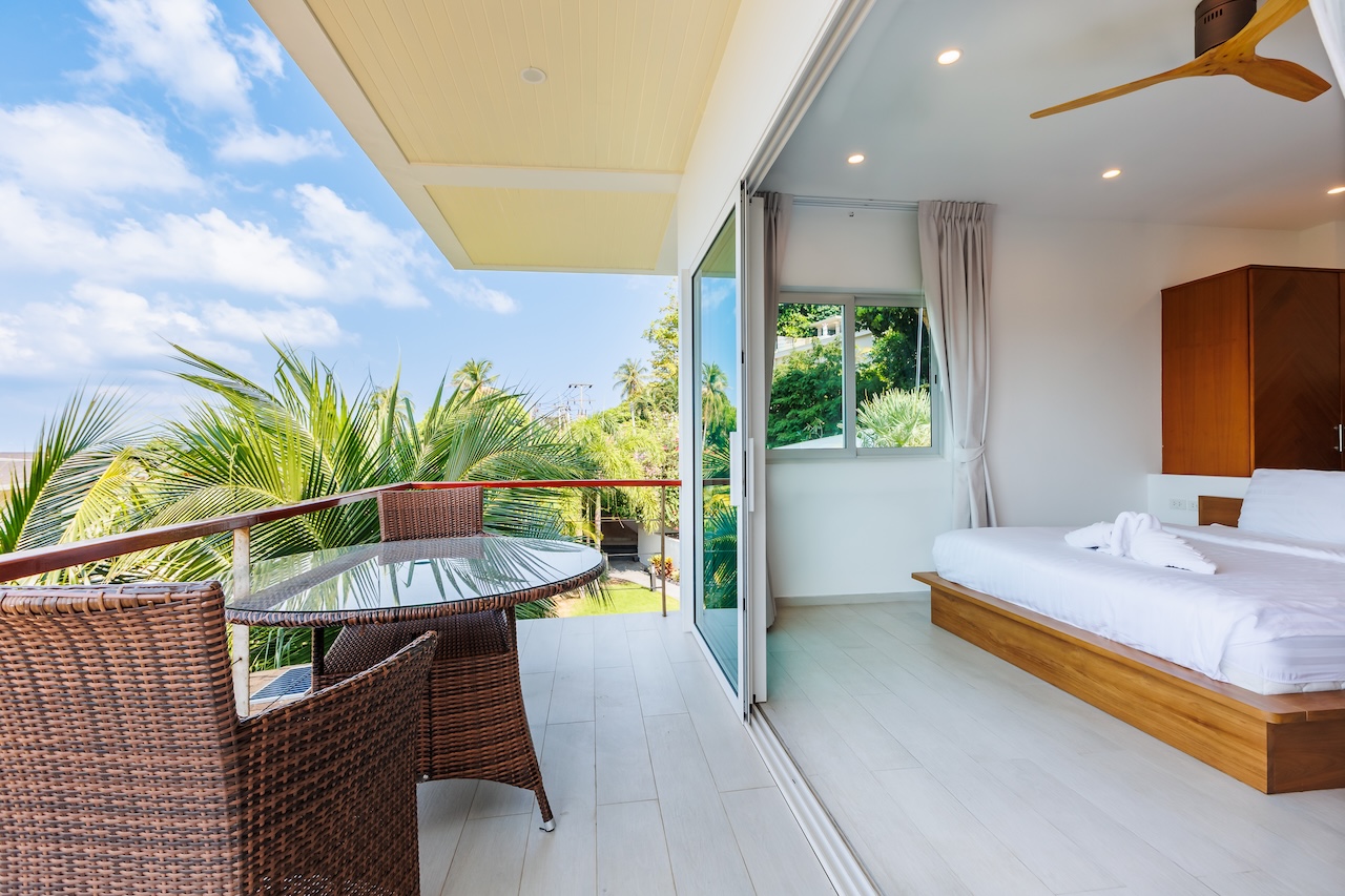 Koh Phangan Beachside Villa Balcony