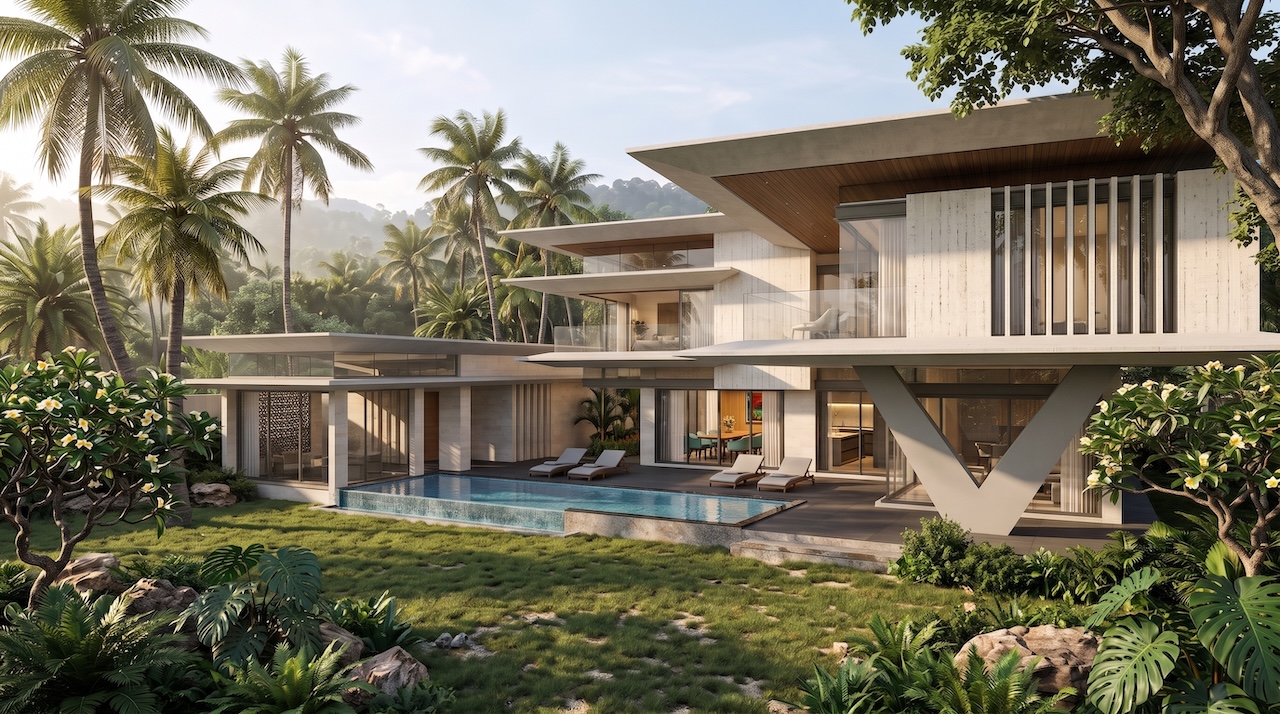 Koh Samui Four-Bedroom Villas Exterior