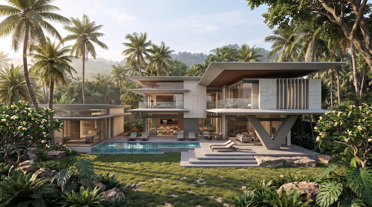 Koh Samui Four-Bedroom Villas Exterior