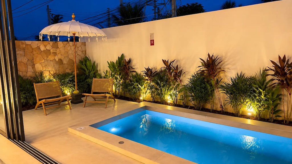 Koh Samui Two-Bedroom Villas For Rent Outdoor Area