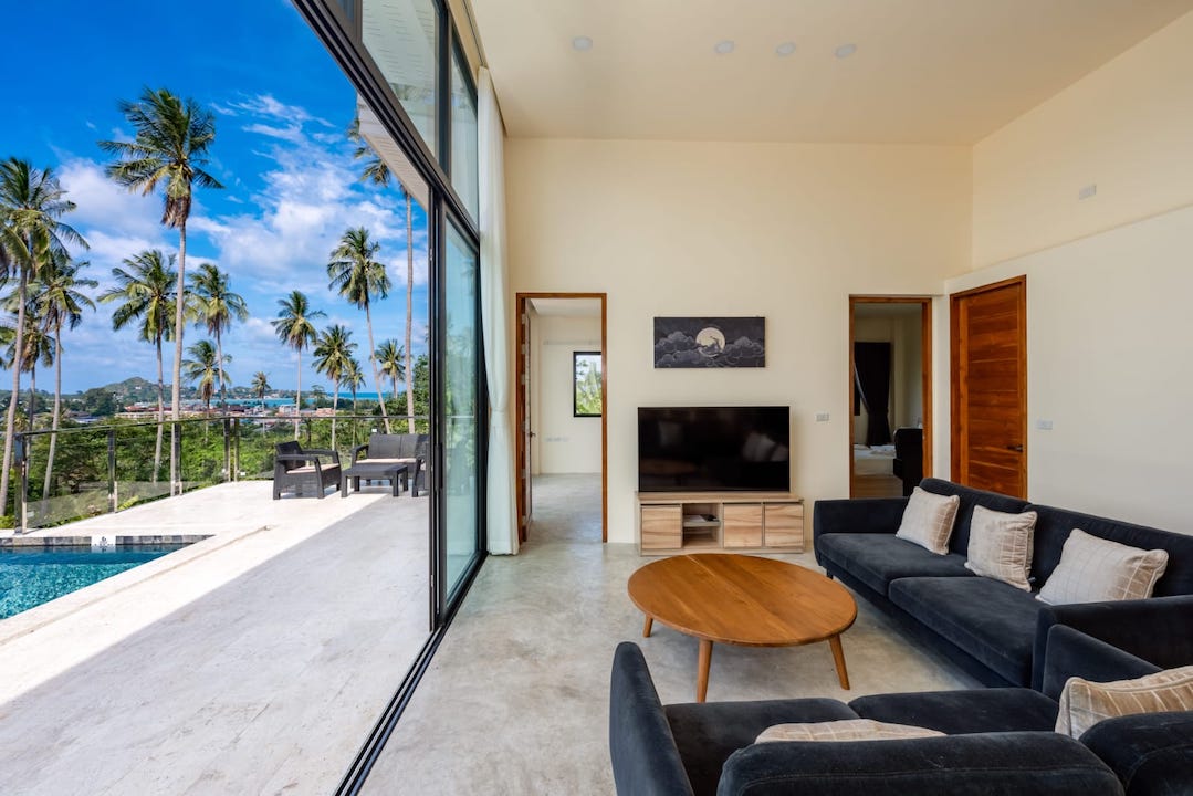 Lamai Valley View Villas Living Area