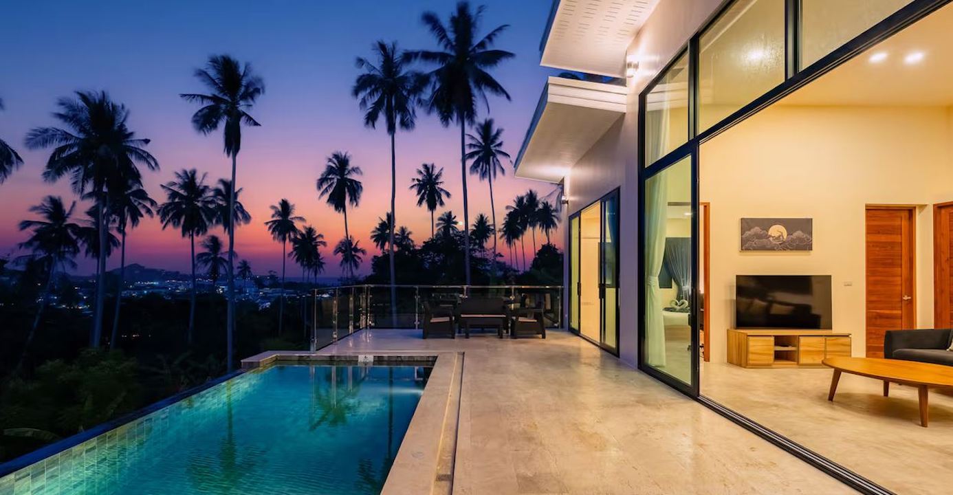Lamai Valley View Villas Lamai Valley View Villas Night View