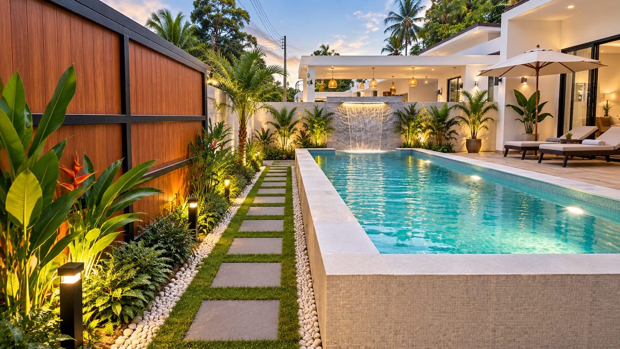 Modern 2 Bedroom Maenam Villa Swimming Pool