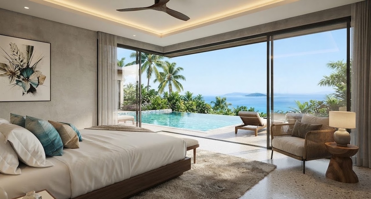 Modern Tropical Villa Modern Tropical Villa Bedroom