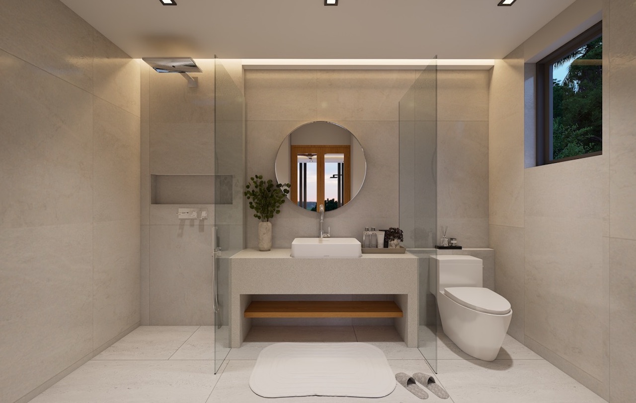 OVO Sea View Villas Samui Shower Room