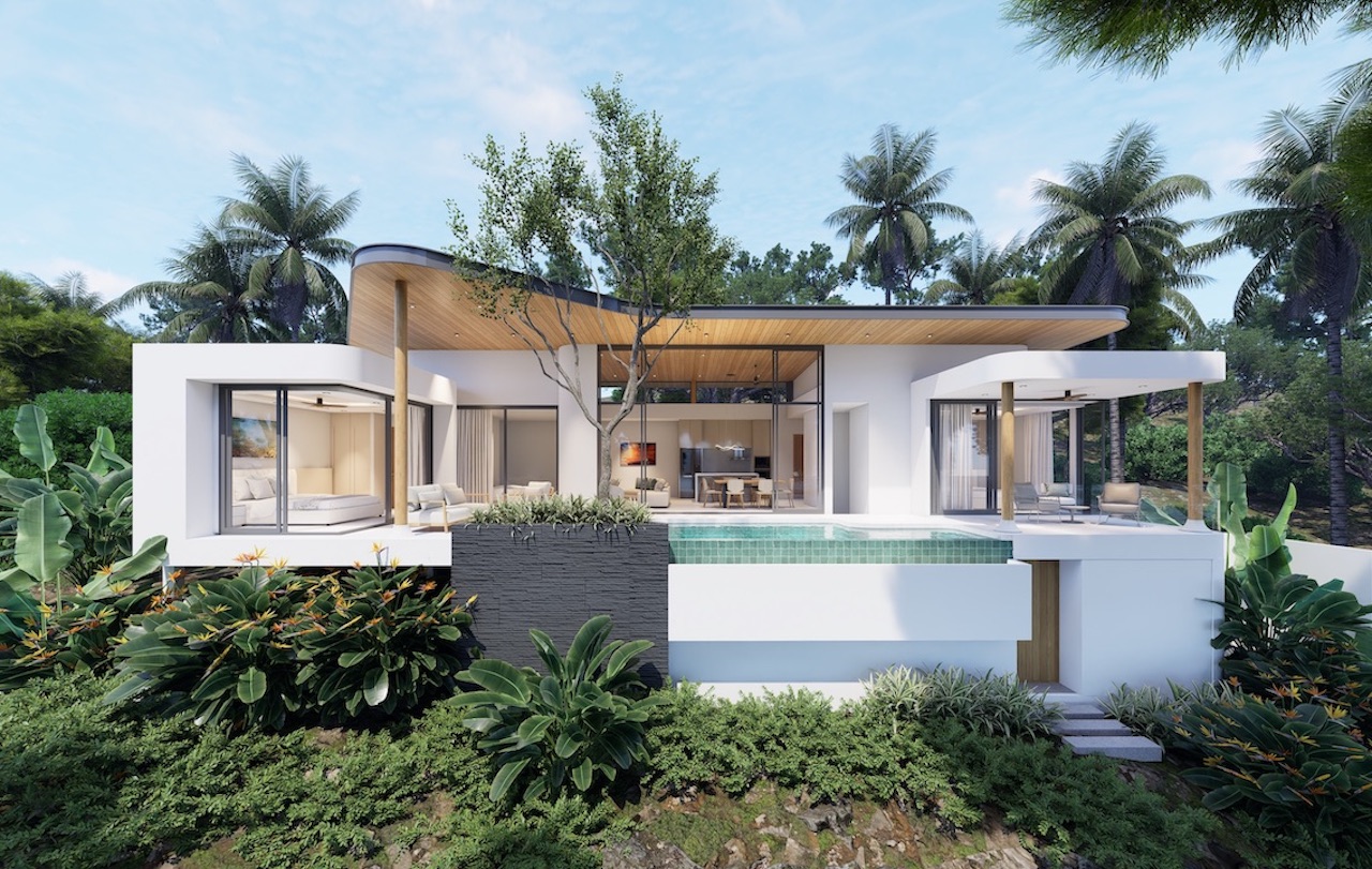 OVO Sea View Villas Samui Front