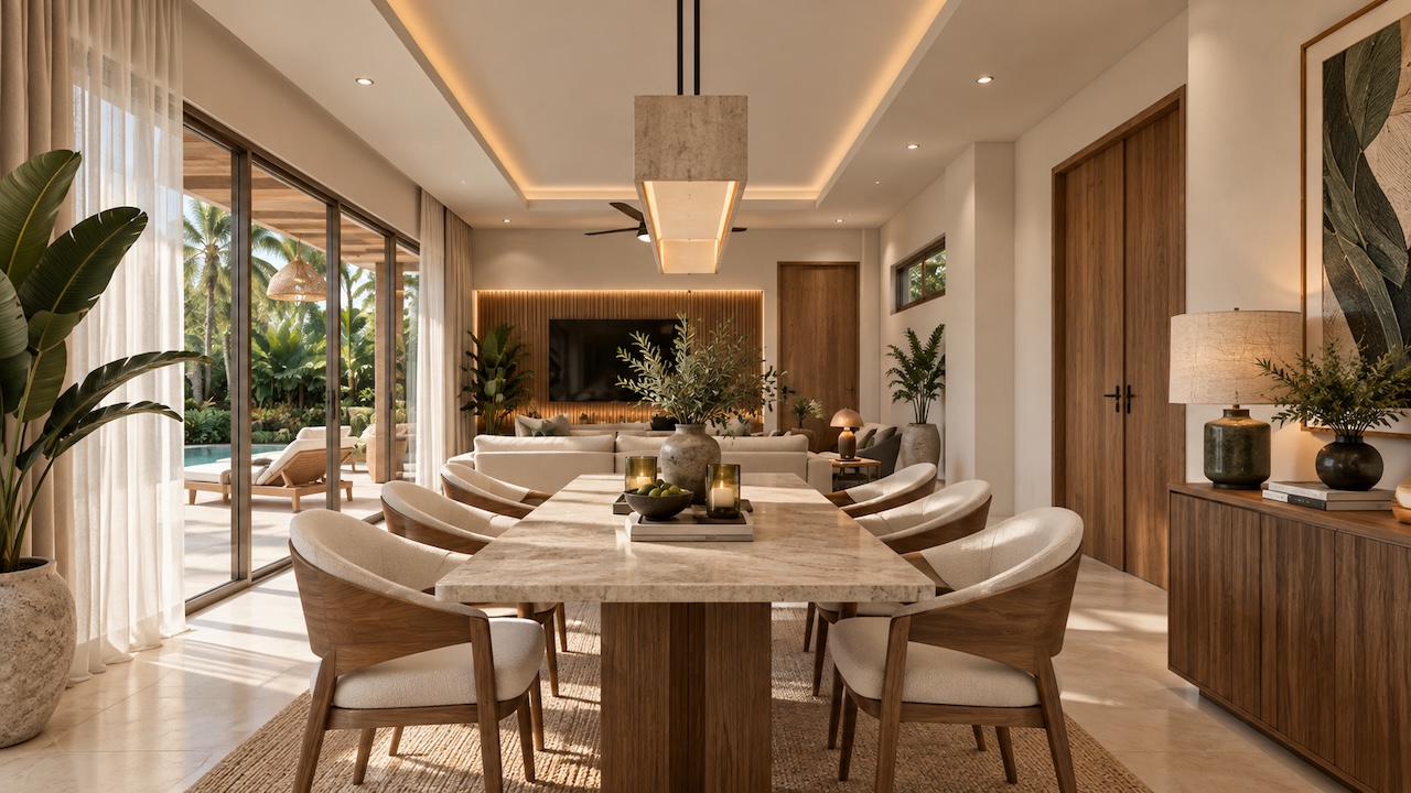 Palm Sea View Villas Palm Sea View Villas Dining