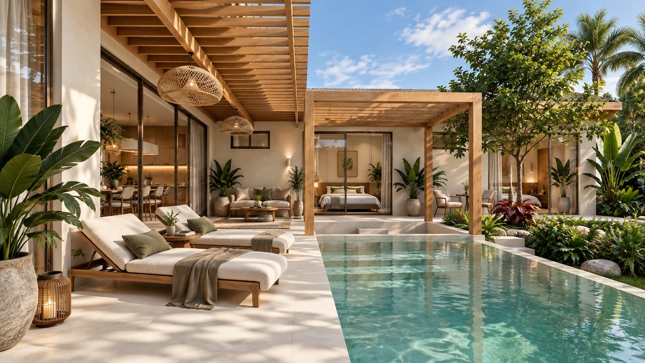 Palm Sea View Villas Palm Sea View Villas Terrace