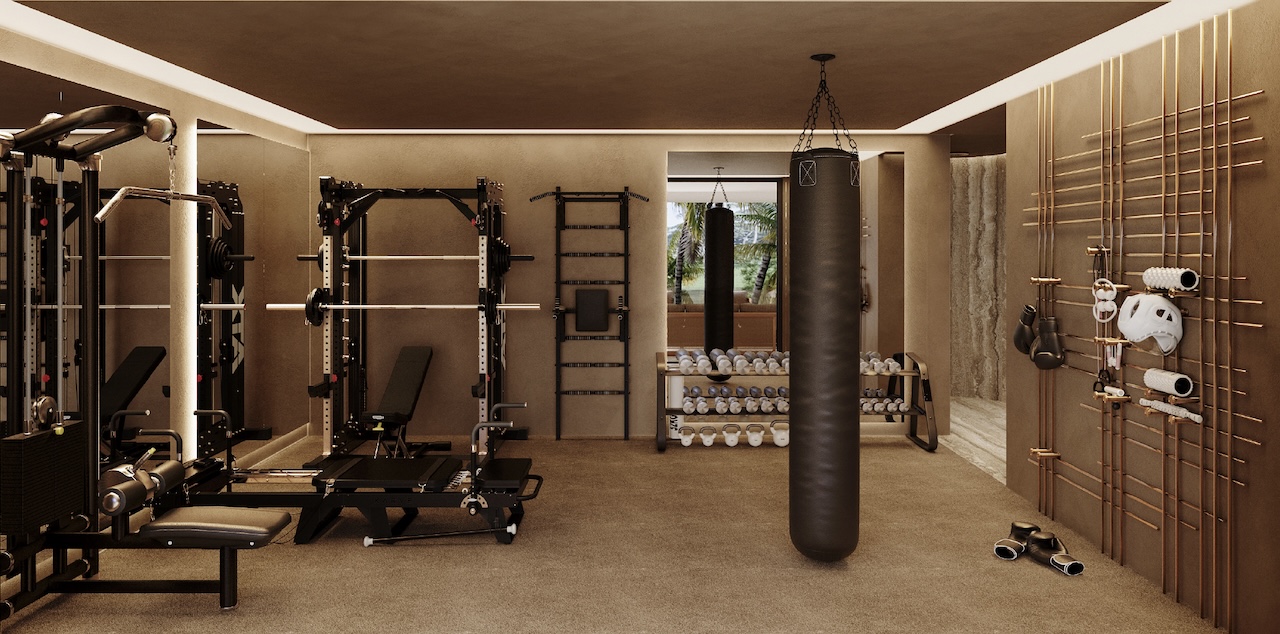 Plai Laem Luxury Residence gym
