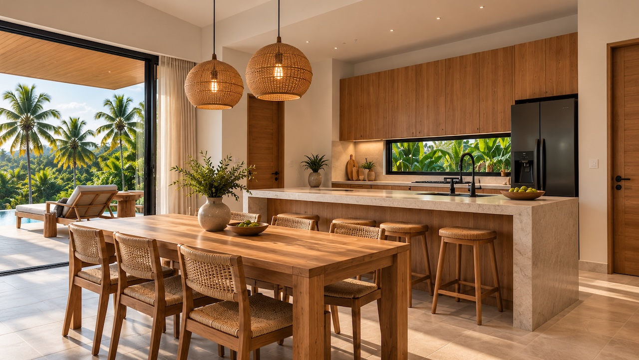 Pure Cottage 4-Bedroom Villas Kitchen