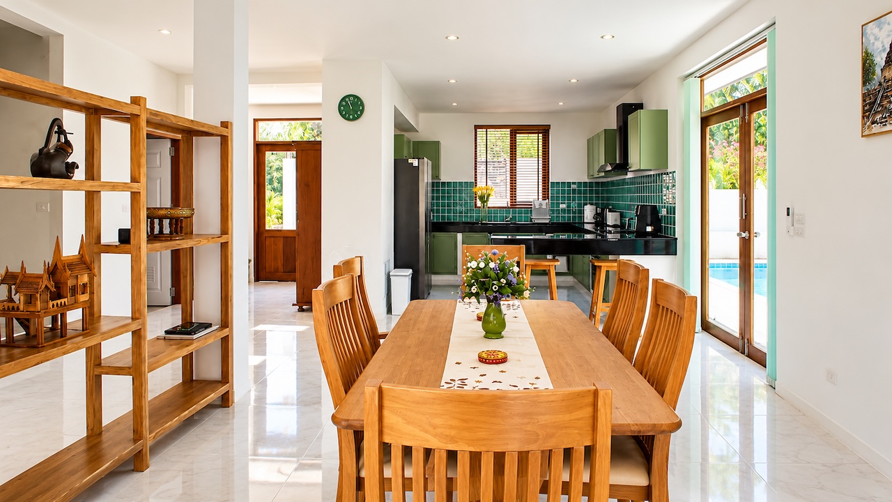 Tongson Bay Villa Tongson Bay Villa Dining